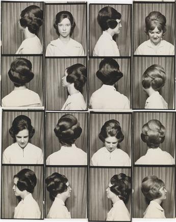 (MARVEL BEAUTY SCHOOL--WINNIPEG, MB) A cutting-edge and complete archive with 115 photographs documenting a beauty school in the unlike